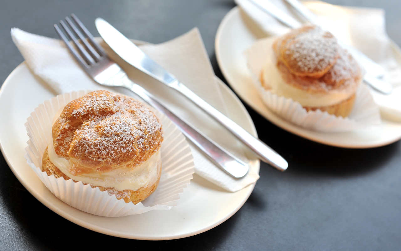 cream puffs with ricotta cream recipe