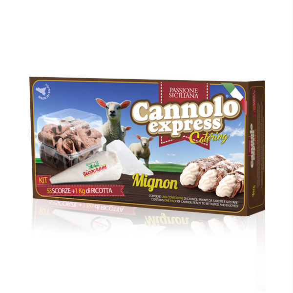 kit per cannoli siciliani catering (1) Cannoli siciliani kit surgelati horeca